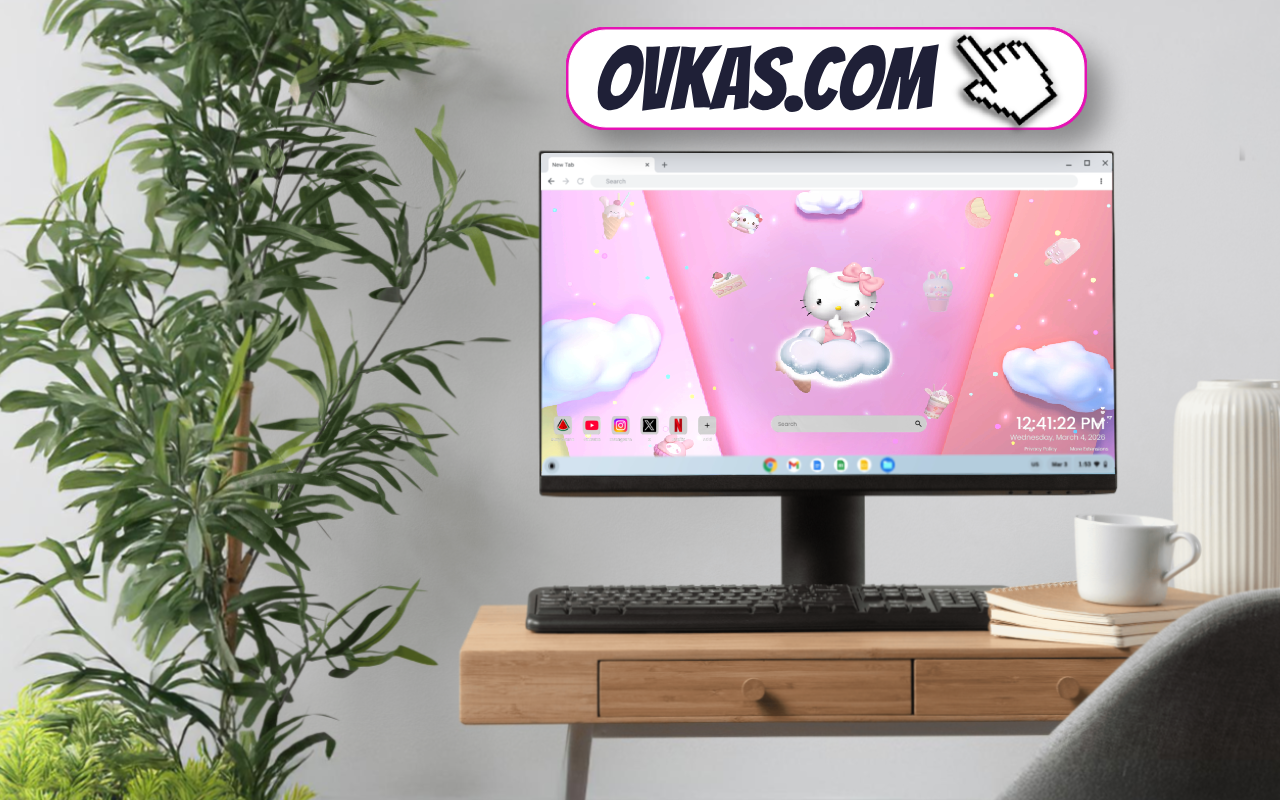 Pink Hello Kitty Live Wallpaper - 截图 4