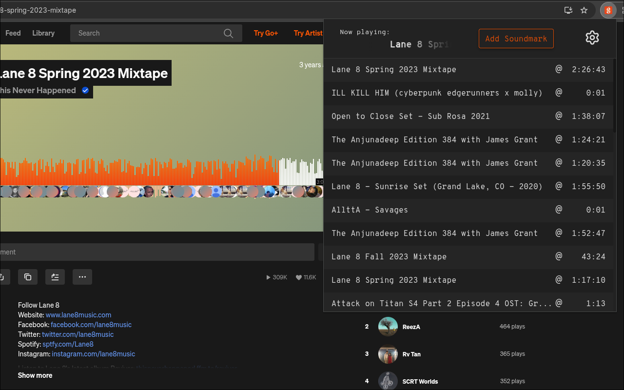Soundmark for SoundCloud - 截图 2