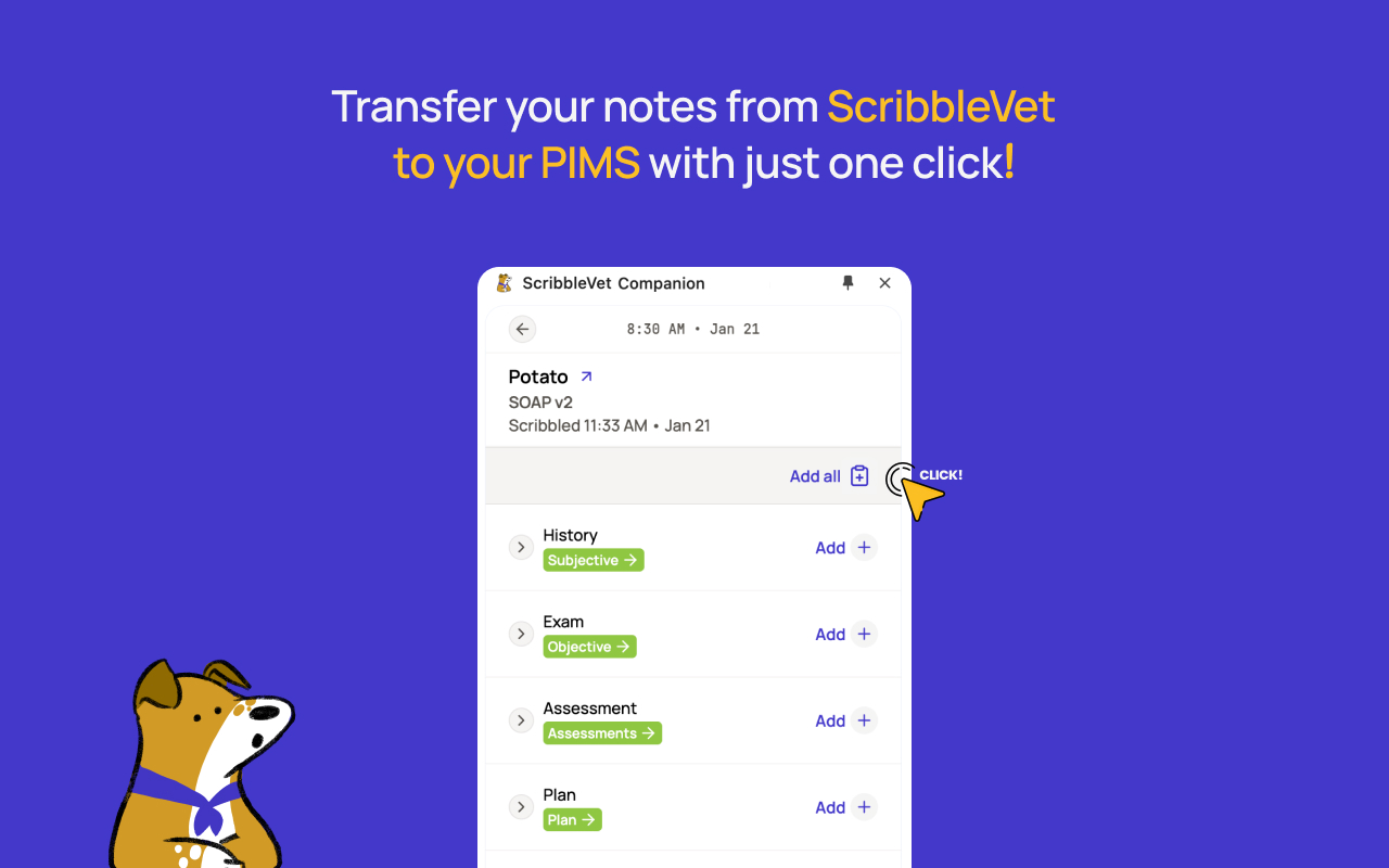 ScribbleVet Browser Companion - 截图 1