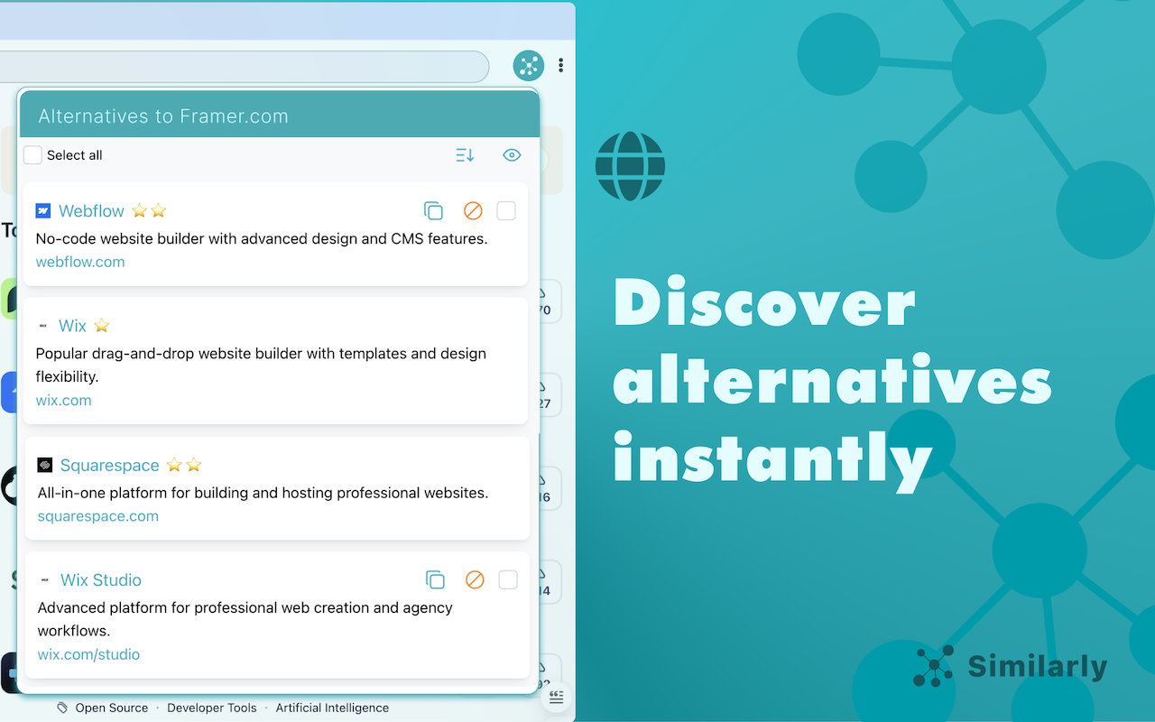 Similarly - similar websites & webpages - 截图 1