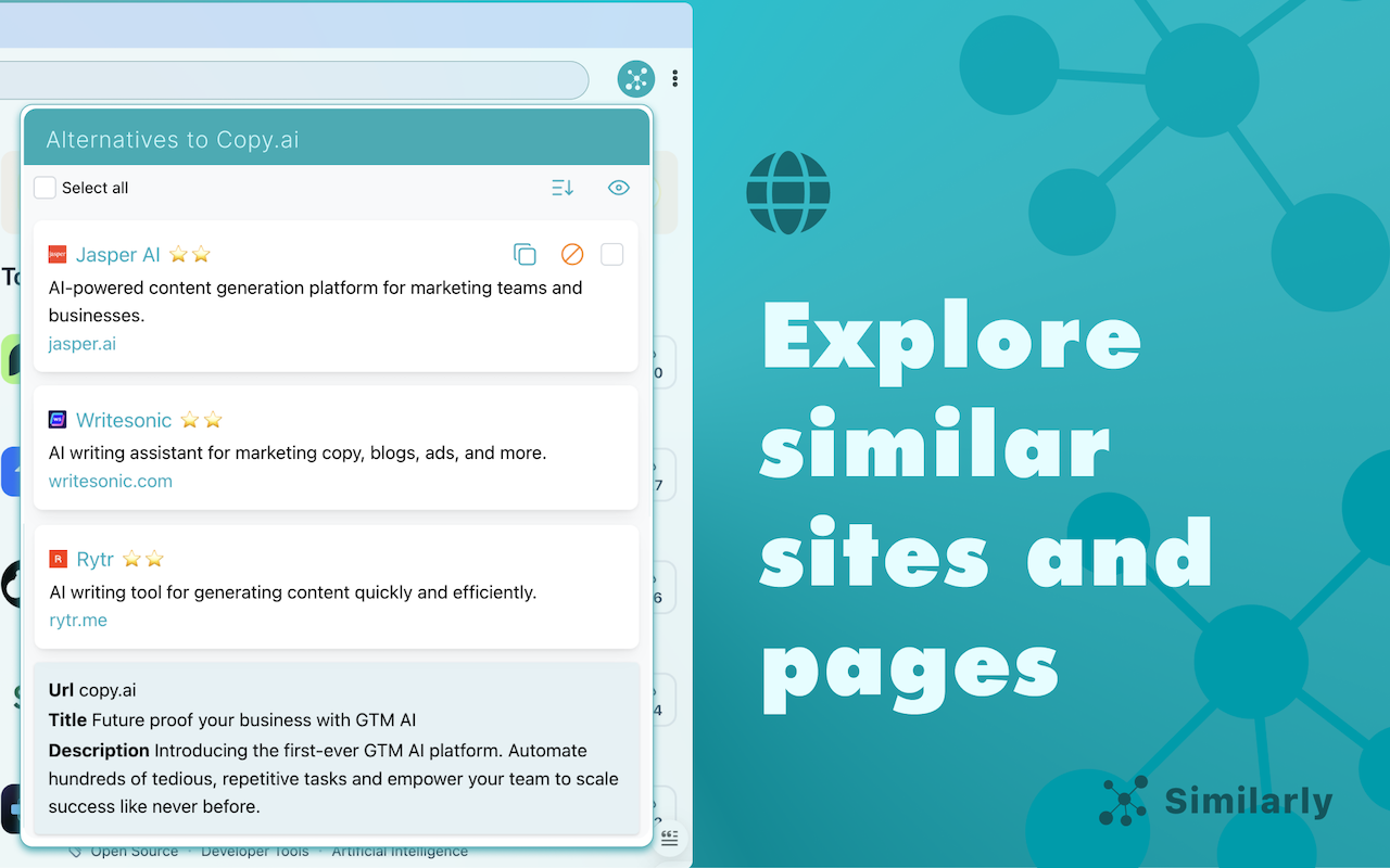 Similarly - similar websites & webpages - 截图 2