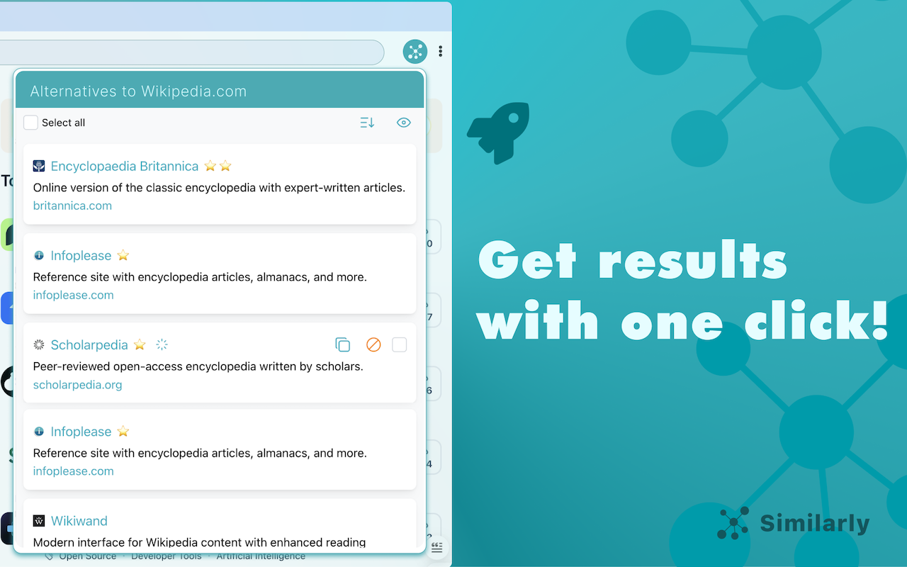 Similarly - similar websites & webpages - 截图 4