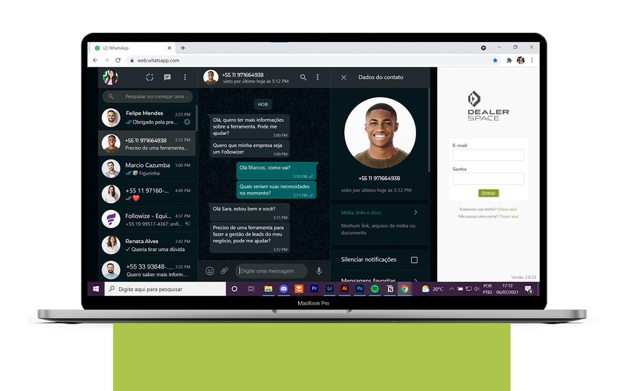 WhatsToSpace - Whatsapp para Dealer Space CRM - 截图 2
