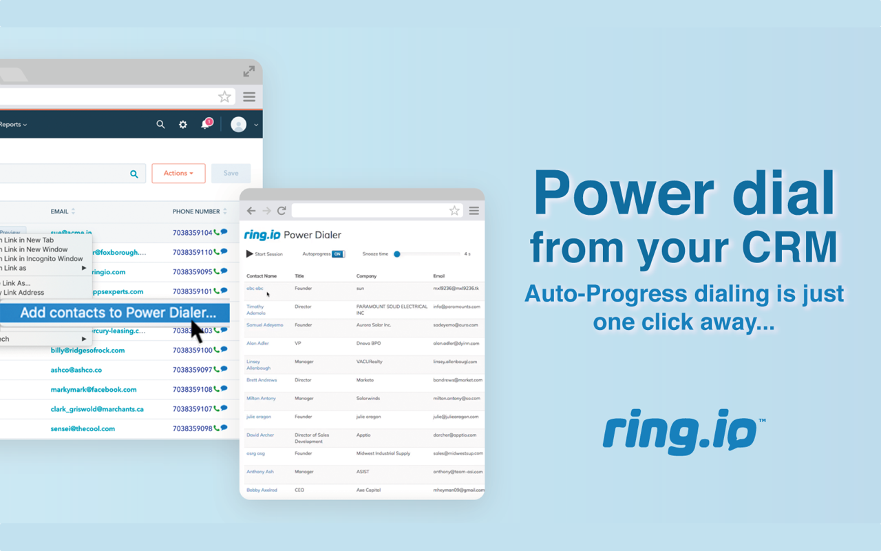 Ring.io Web Phone - 截图 1