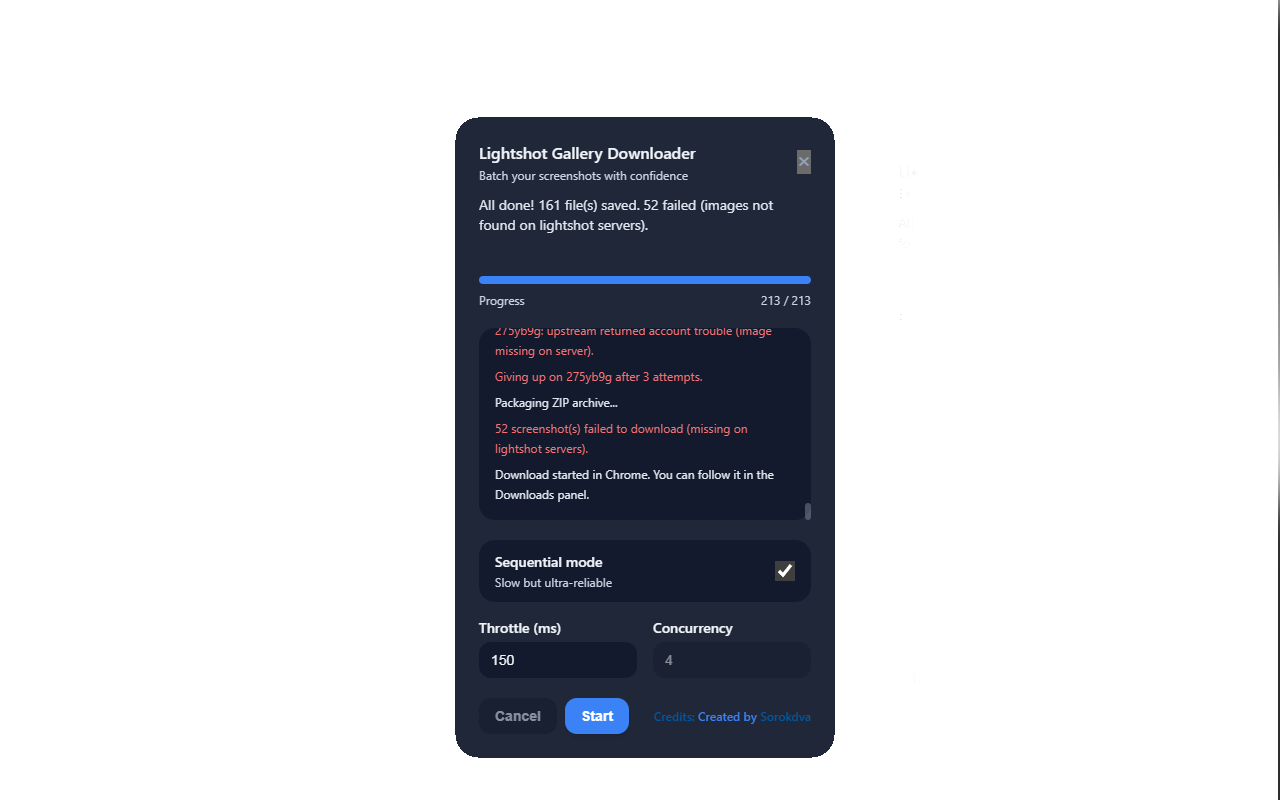 Lightshot Gallery Downloader - 截图 3