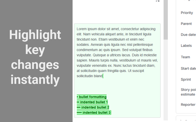 Jira Diff Highlighter - 截图 2