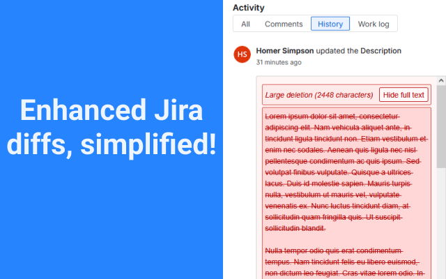 Jira Diff Highlighter - 截图 3