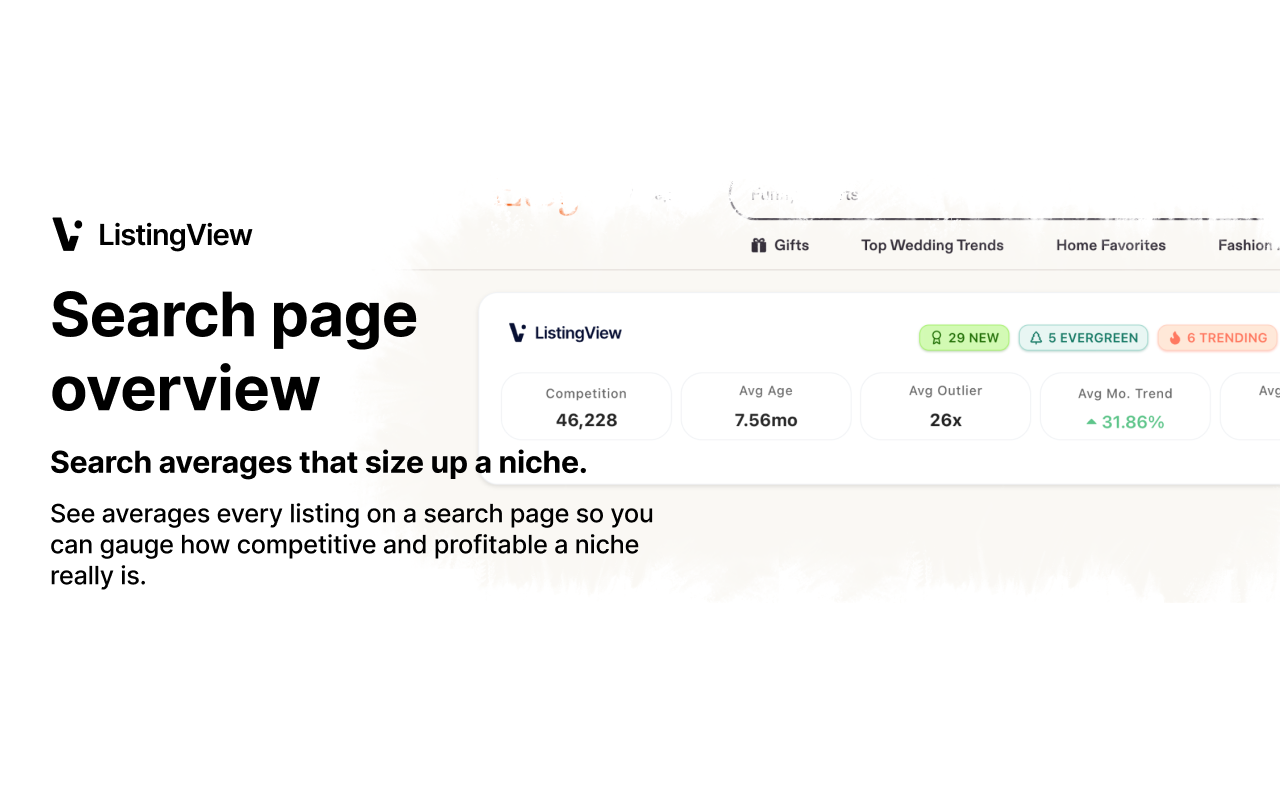ListingView - Find Etsy's Best Selling Products - 截图 2