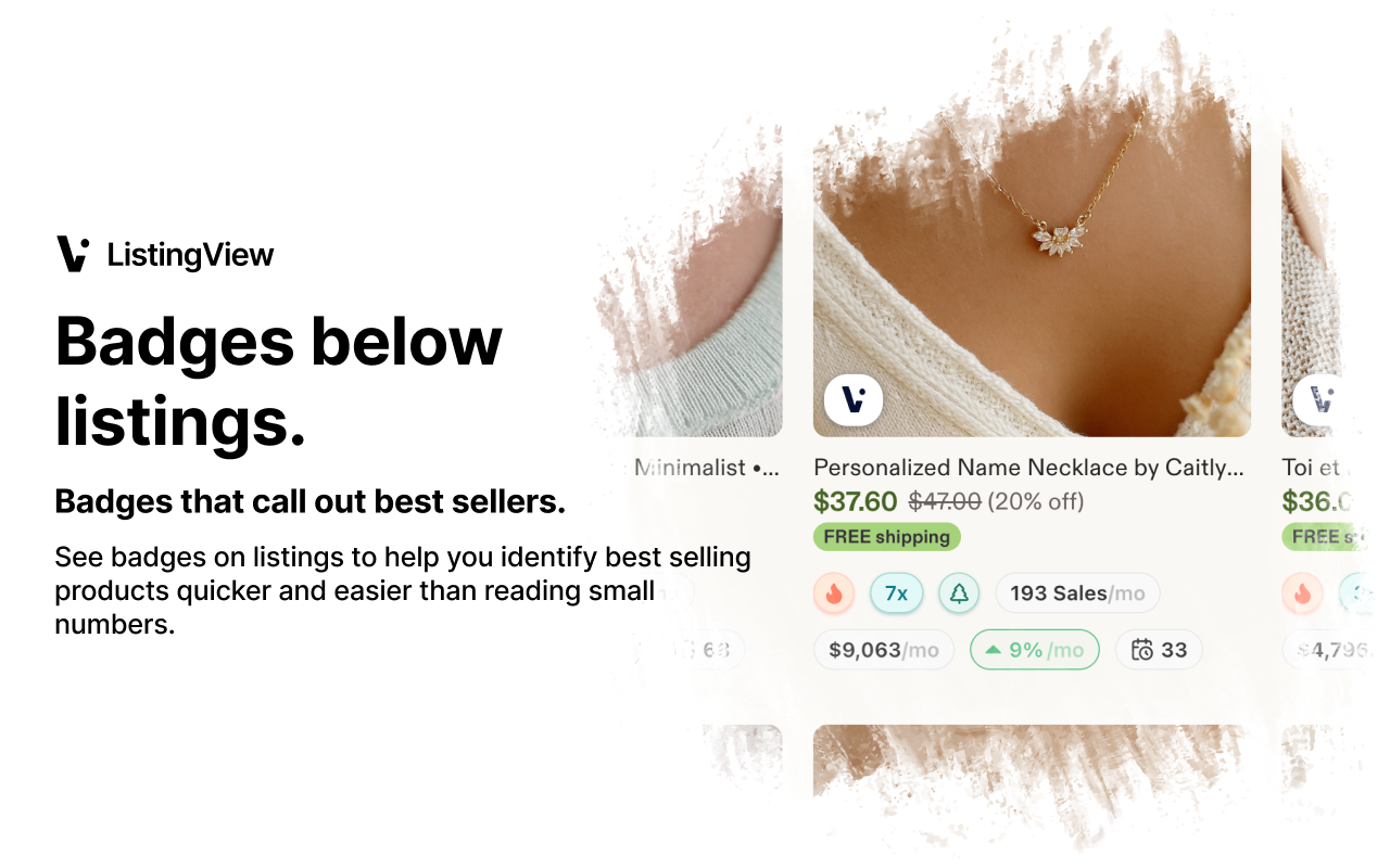 ListingView - Find Etsy's Best Selling Products - 截图 3