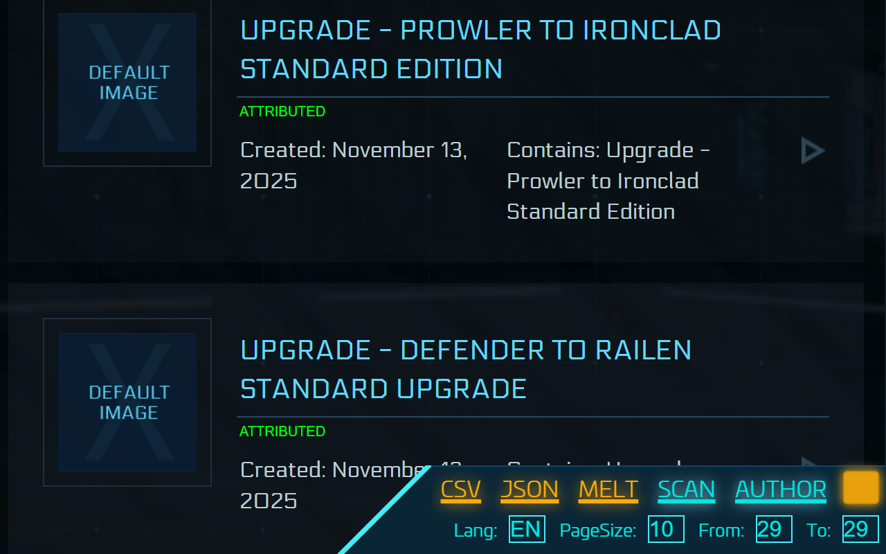 StarCitizen Hangar helper - 截图 2