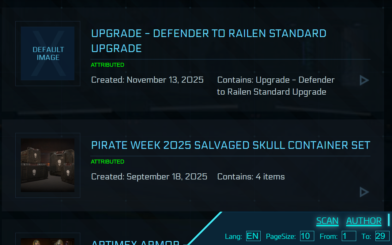 StarCitizen Hangar helper - 截图 3