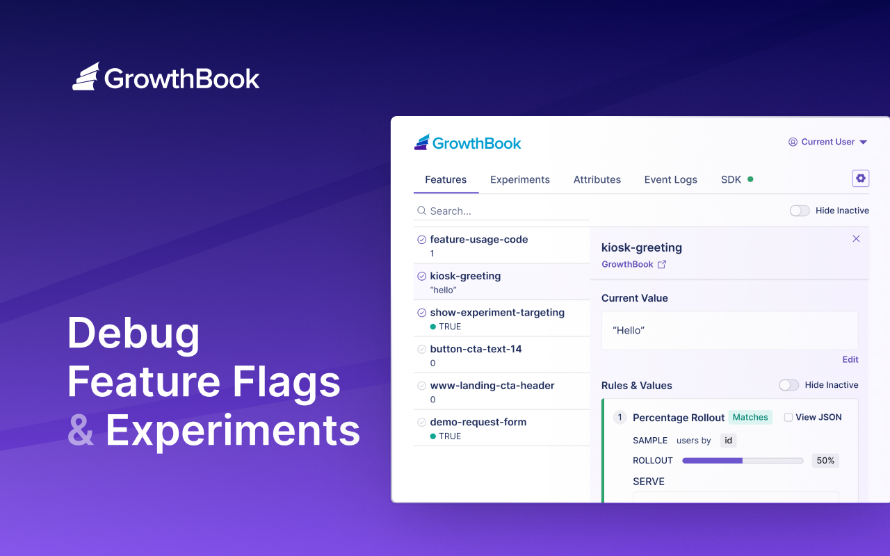 GrowthBook DevTools - 截图 2