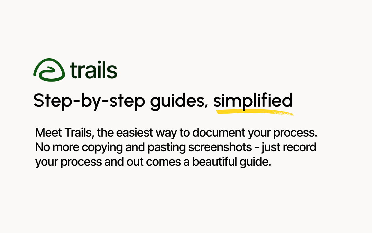 Trails: Step by Step Guide Creator - 截图 2