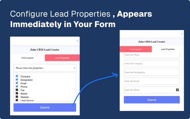 Zoho CRM Lead Integration - by Cloudshowplace - 截图 4