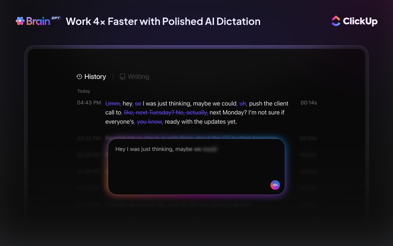 ClickUp: Talk to AI in Any Tab: ChatGPT, Gemini & Claude + Voice Dictation - 截图 1