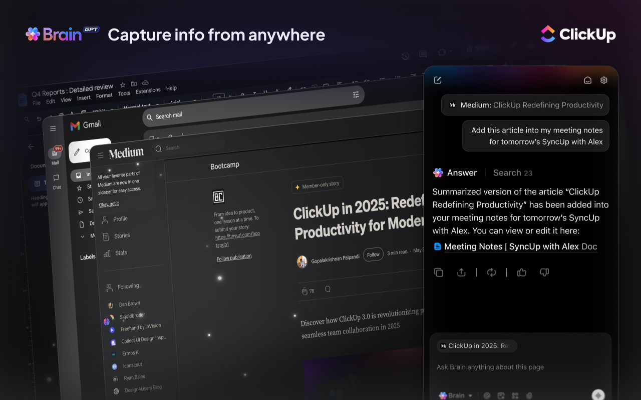 ClickUp: Talk to AI in Any Tab: ChatGPT, Gemini & Claude + Voice Dictation - 截图 4
