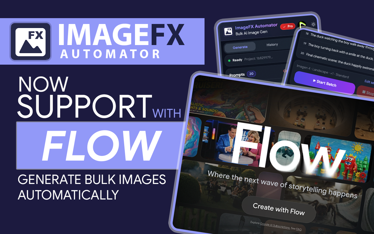 ImageFX Automator - Bulk AI Image Generation with Nano Banana Pro - 截图 4