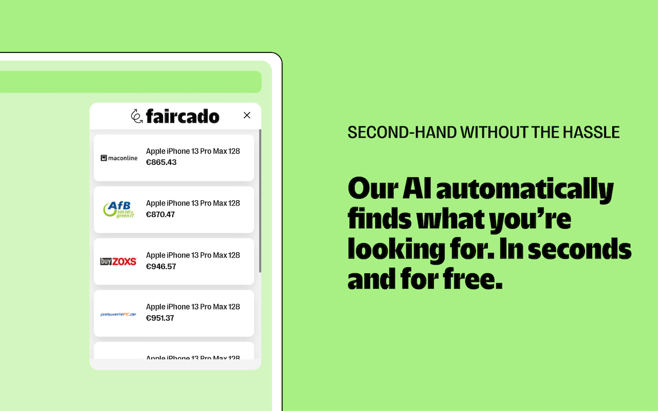 Faircado - Second hand shopping - 截图 2