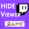 Hide Twitch Viewer count