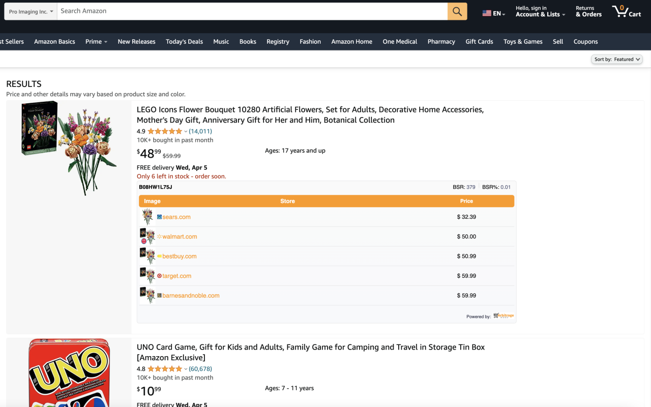 Arbitrage Hero - Amazon FBA Sourcing Tool - 截图 2