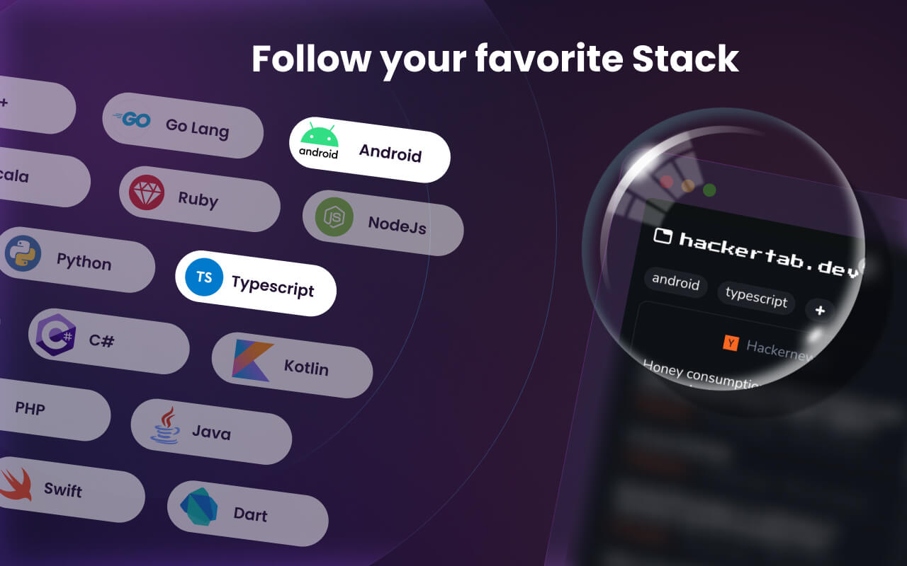 Hackertab – Dev News & GitHub in New Tab - 截图 2