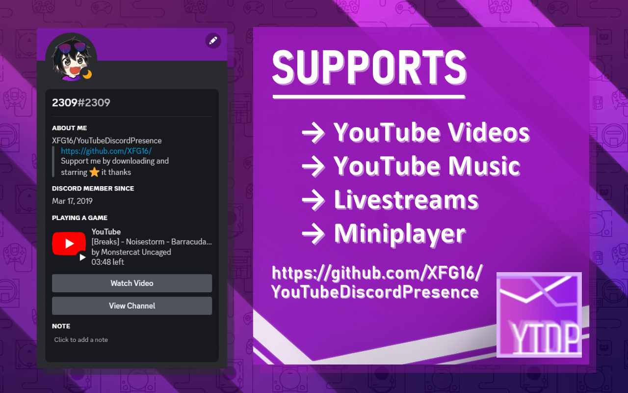 YouTubeDiscordPresence - 截图 4