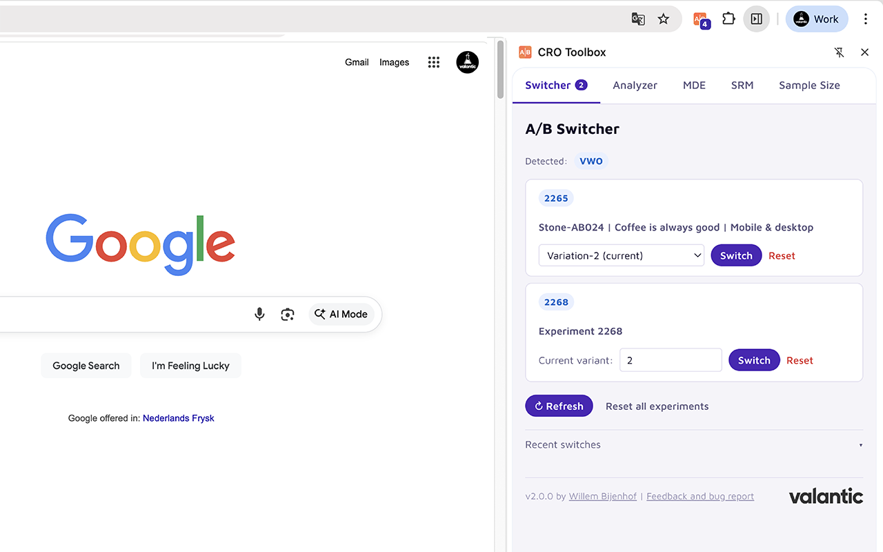CRO Toolbox - 截图 2