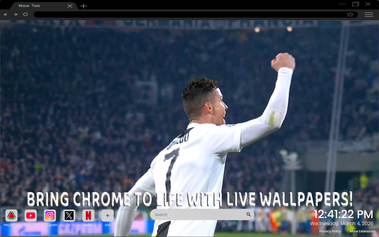 Cristiano Ronaldo New Version Live Wallpaper - 截图 4
