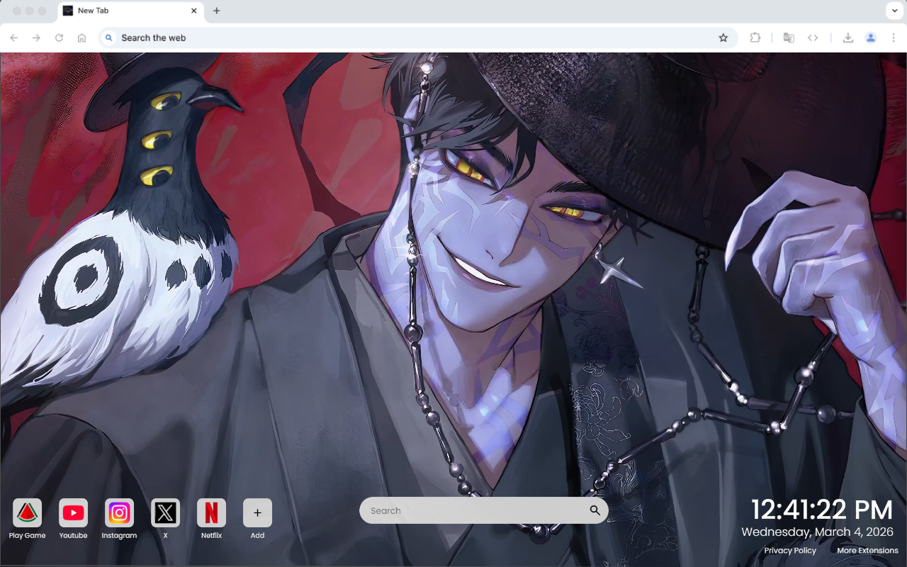 Jinu - KPop Demon Hunters Live Wallpaper - 截图 3