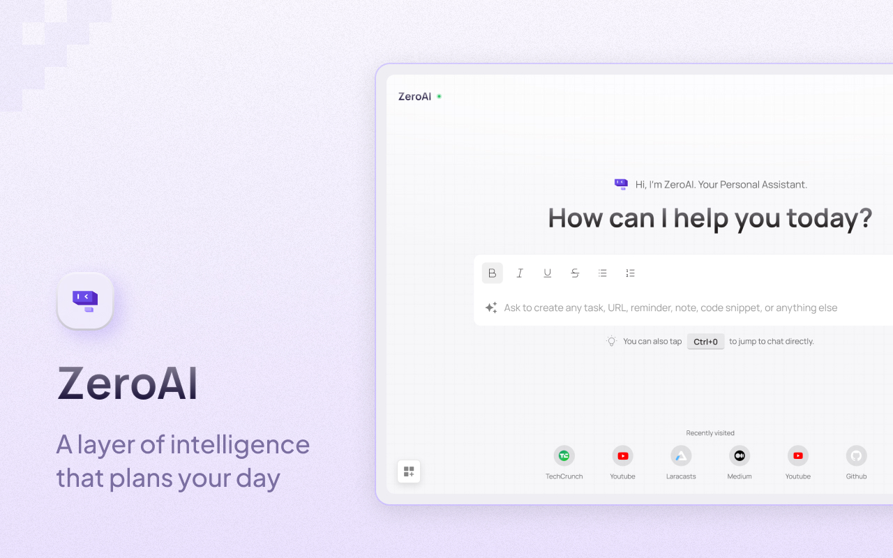 ZeroAI: Your AI work assistant - 截图 5