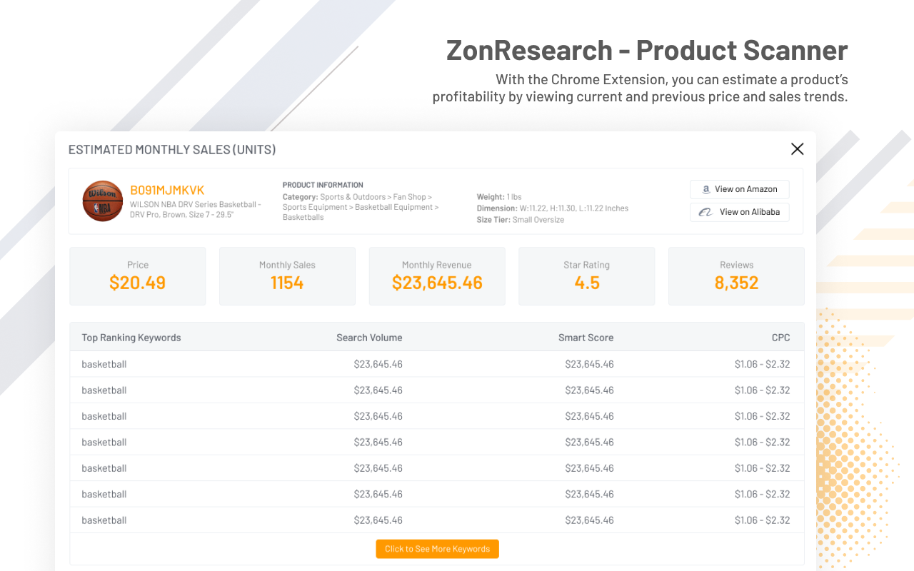 ZonResearch - Product Scanner - 截图 2