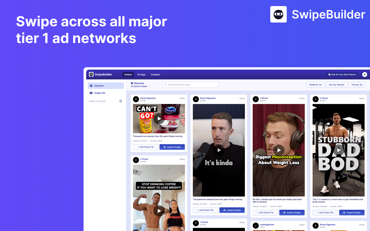 Swipebuilder - Ads Swipe Extension - 截图 2