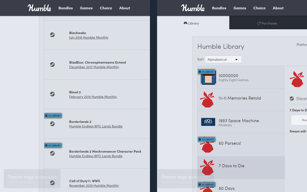 Steam tags for Humble Bundle - 截图 2