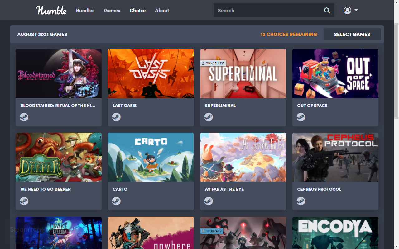 Steam tags for Humble Bundle - 截图 4