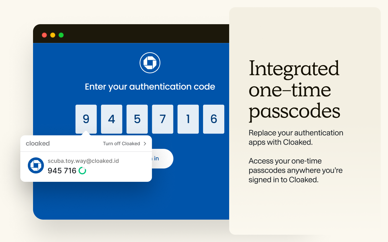 Cloaked - Privacy & Password Manager - 截图 1