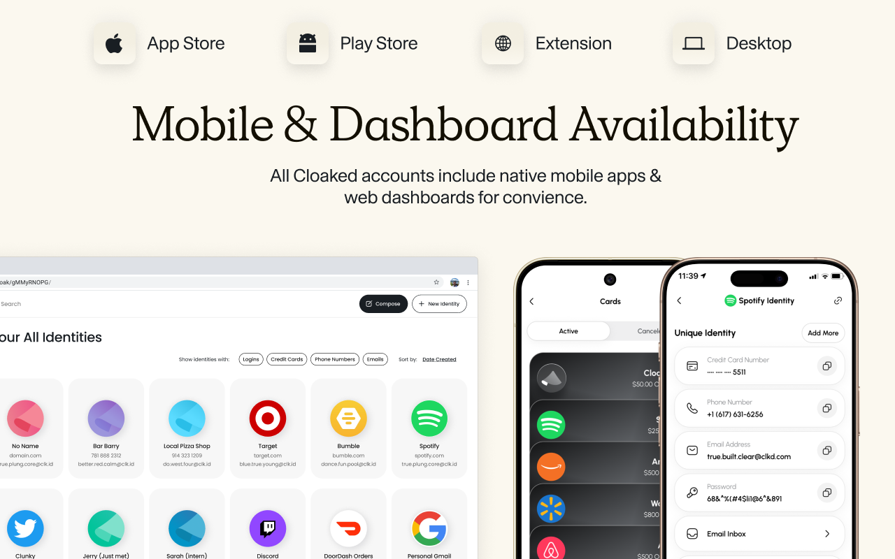 Cloaked - Privacy & Password Manager - 截图 2