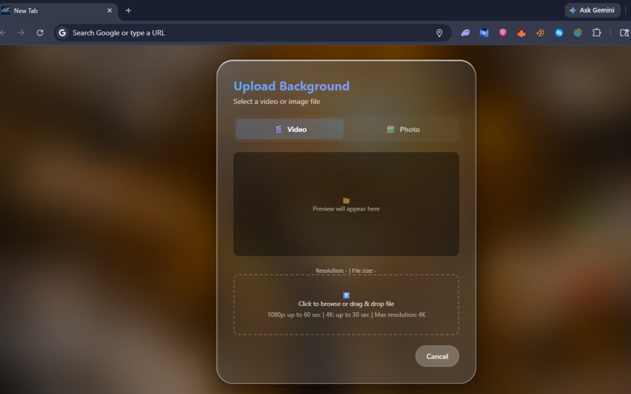 Halo New Tab Dashboard - 截图 4