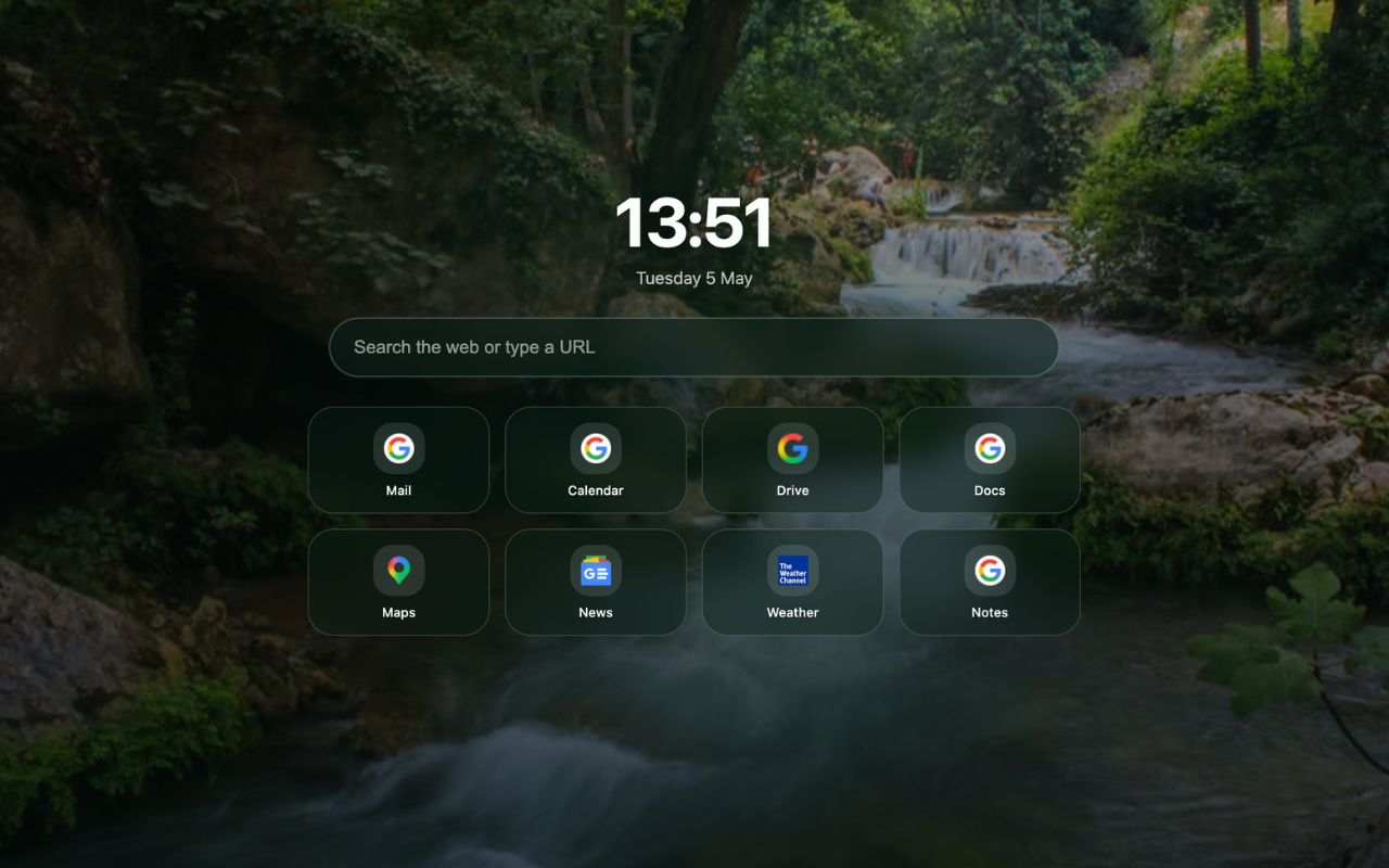 Fresh New Tab - 截图 2