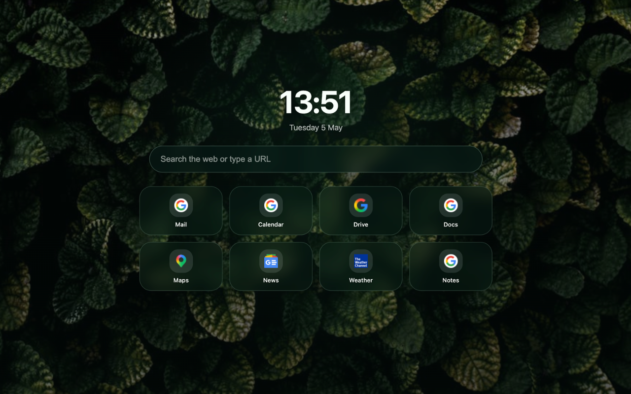 Fresh New Tab - 截图 3