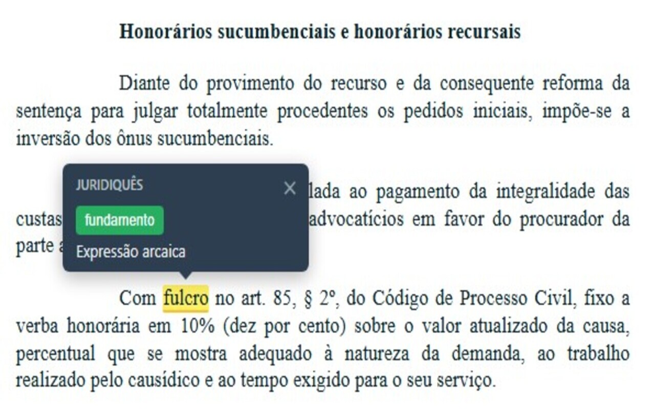 Juridiquês - Corretor Gramatical e Ortográfico para Grupos - 截图 4