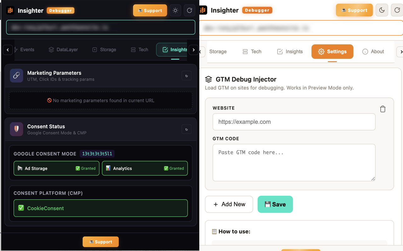 Insighter Debugger - GTM, GA4, Meta Pixel, Google Ads & TikTok - 截图 3