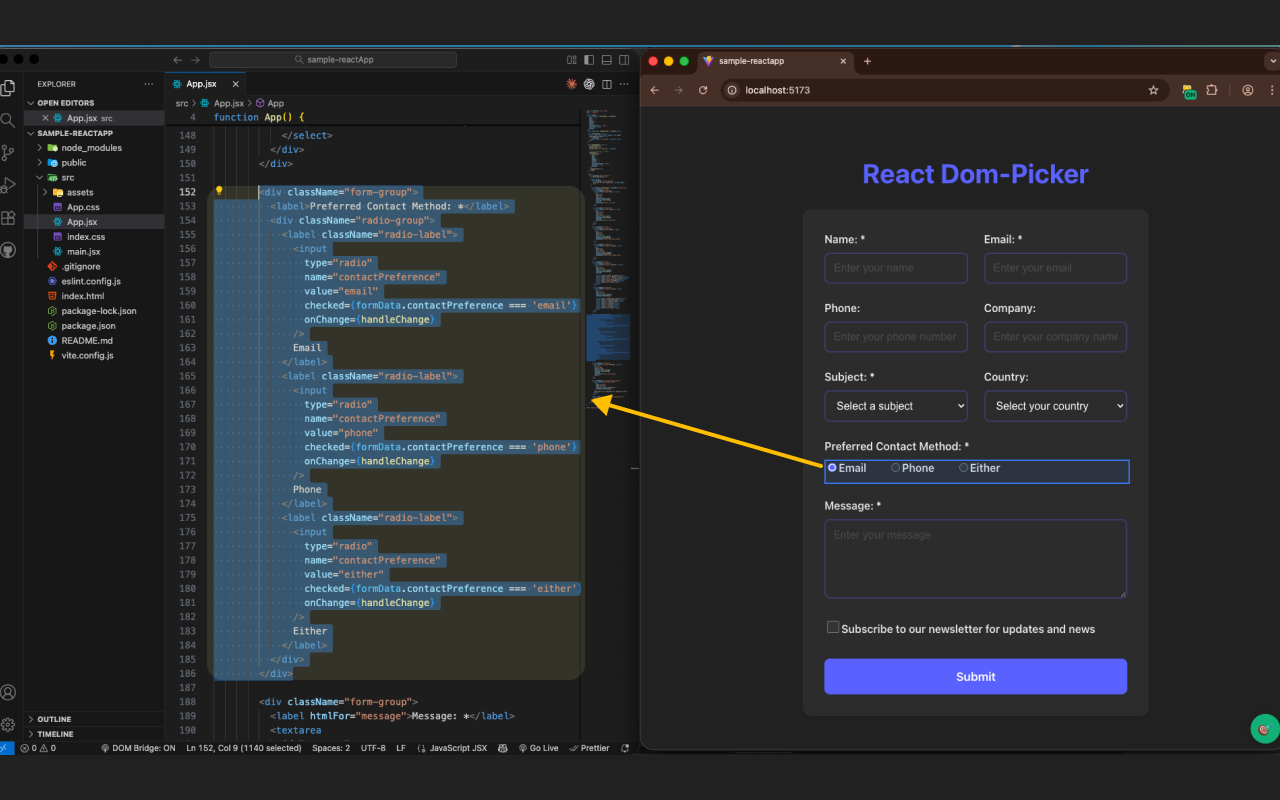 React-DomPicker - 截图 2