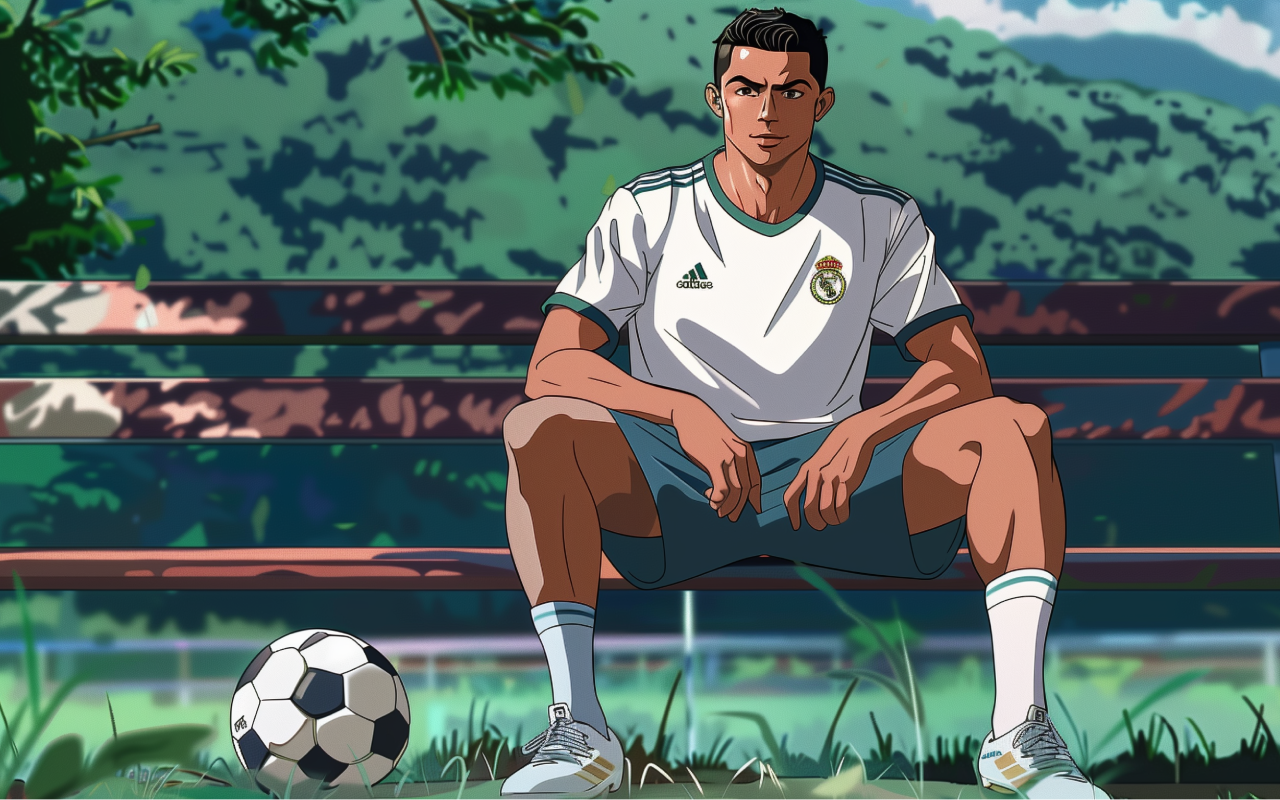 Cristiano Ronaldo Anime Live Wallpaper - 截图 1