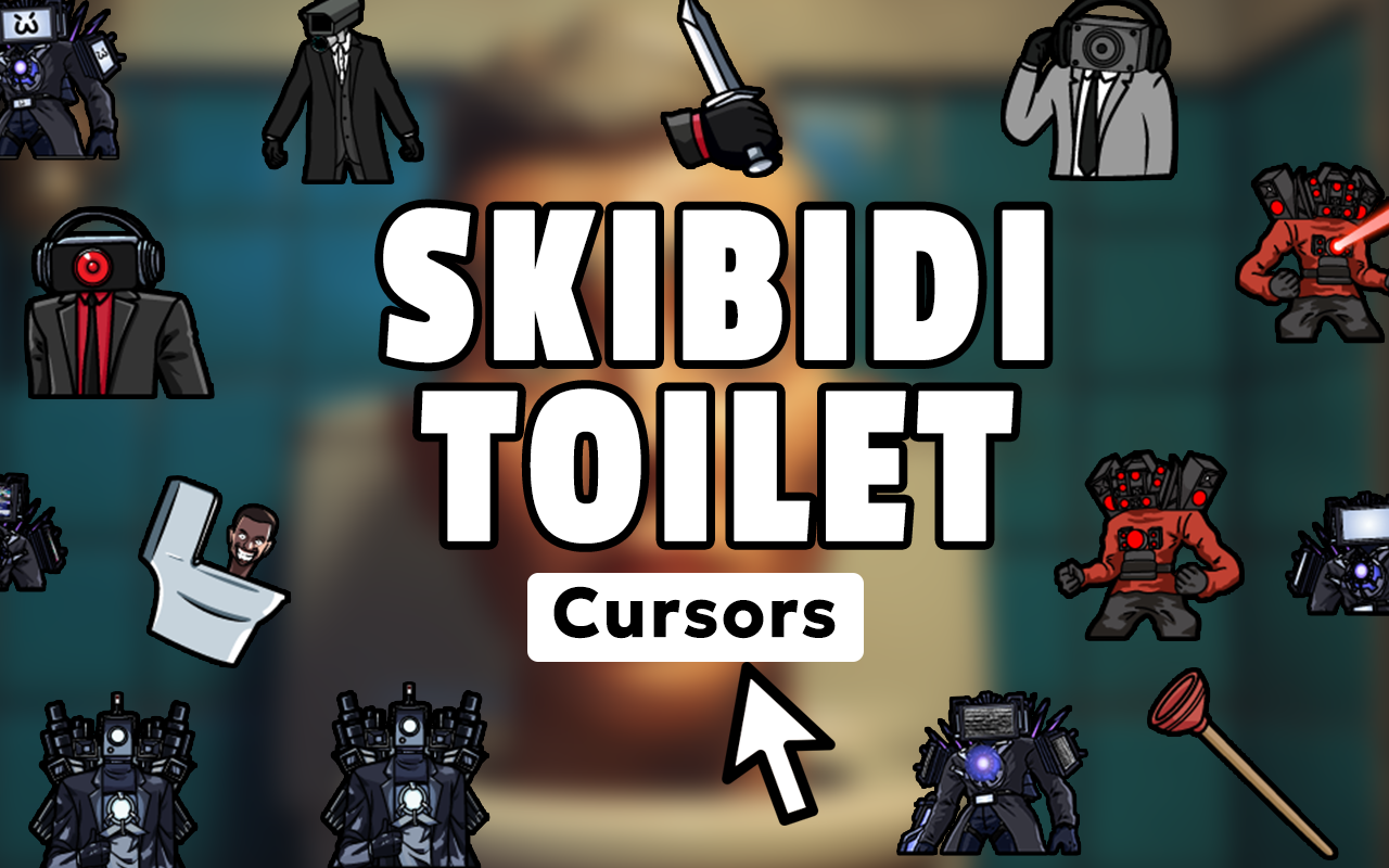Skibidi Toilet Cursor - Viral Meme Cursor for Chrome - 截图 1