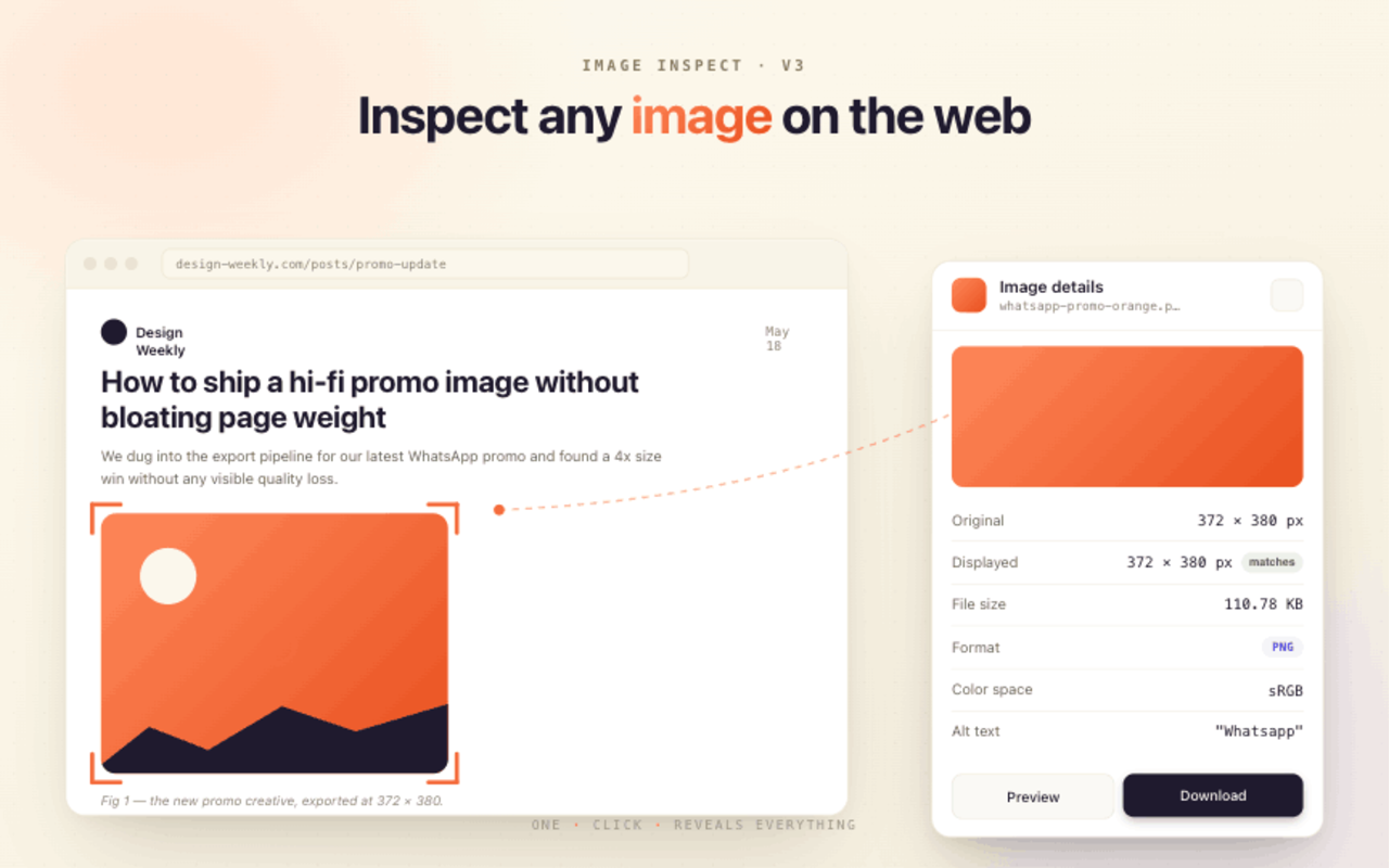 Image Size Inspector - 截图 1