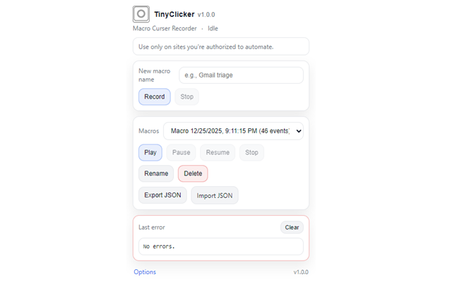 Macro Cursor Recorder - 截图 2