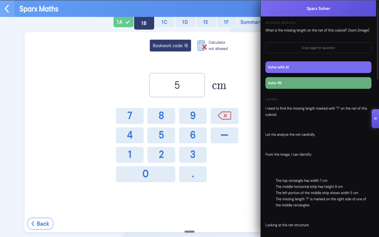 Sparx Solver - 截图 1