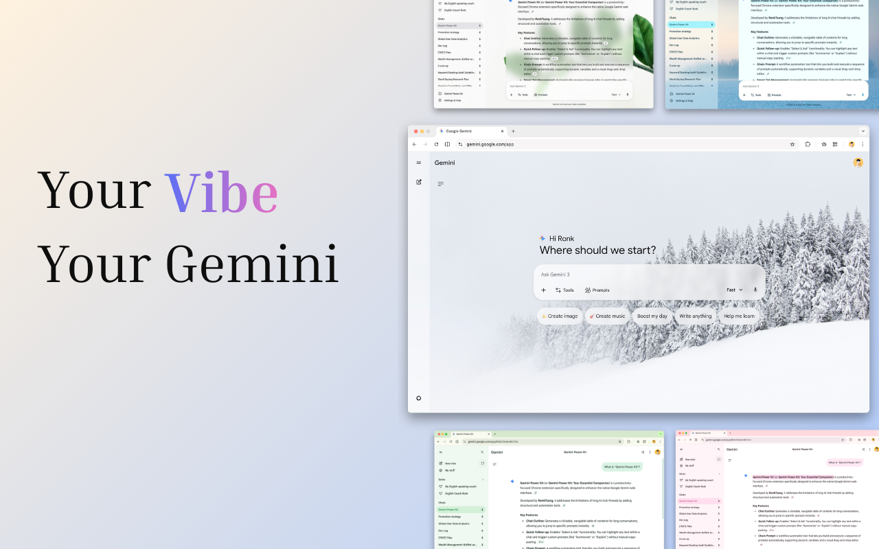 Gemini Power Kit: Your Essential Companion - 截图 2
