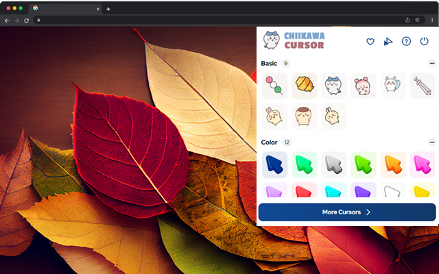 Chiikawa Cursor - Kawaii Cursor for Chrome - 截图 1