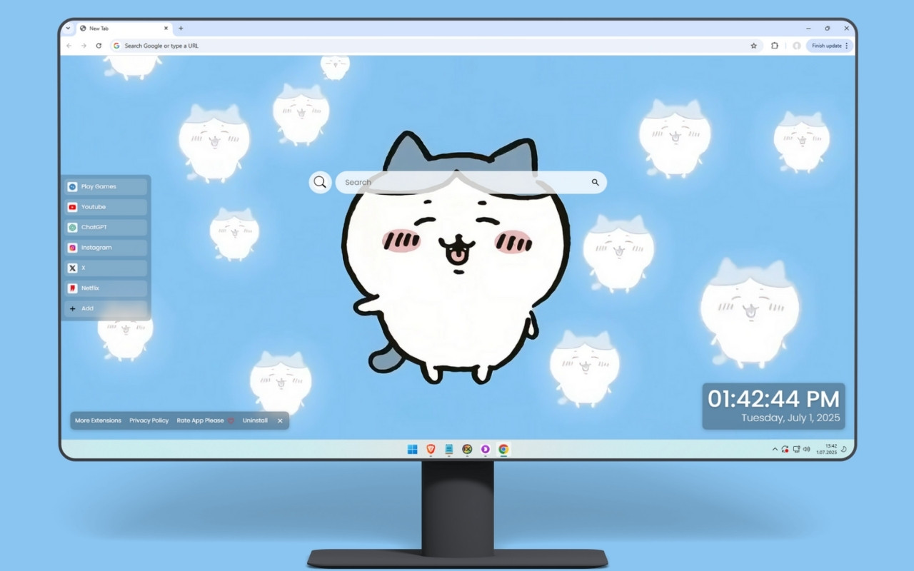 Hachiware Chiikawa Live Wallpaper - 截图 2
